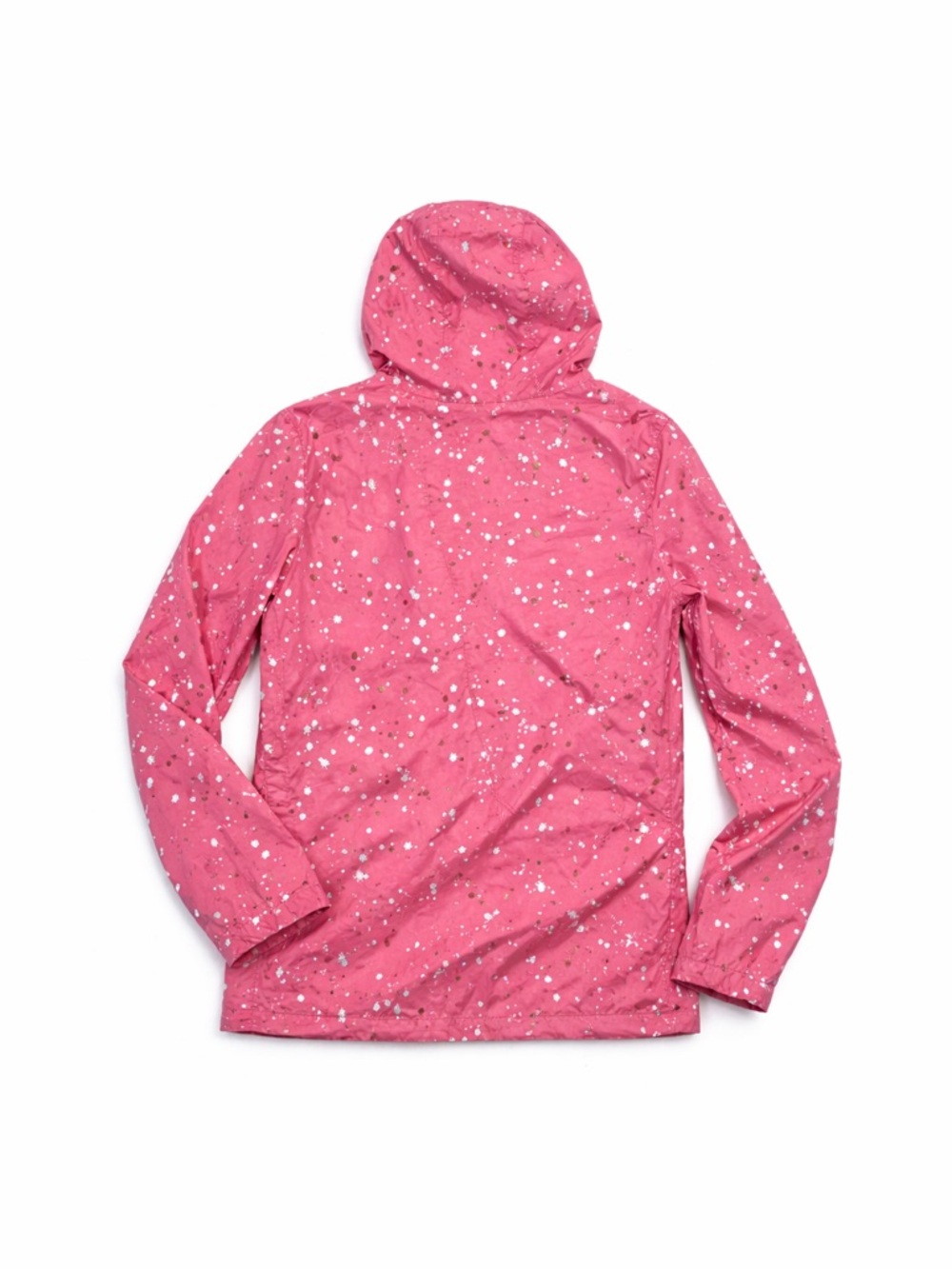 Columbia Raspberry Pink Splash Print Windbreaker - Picture 2 of 4